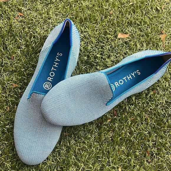 Rothy’s the loafer indigo cloud size 10 woman flat shoes - Picture 9 of 9